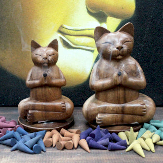 Wooden Carved Incense Burners