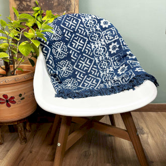 Handmade Indigo Throws