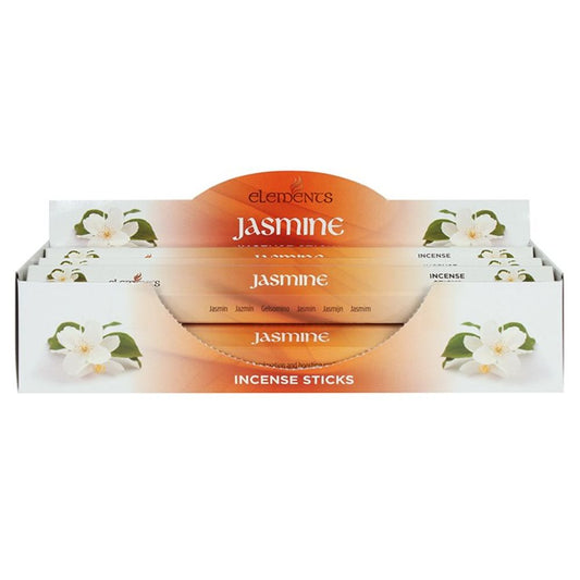 Set of 6 Packets of Elements Jasmine Incense Sticks